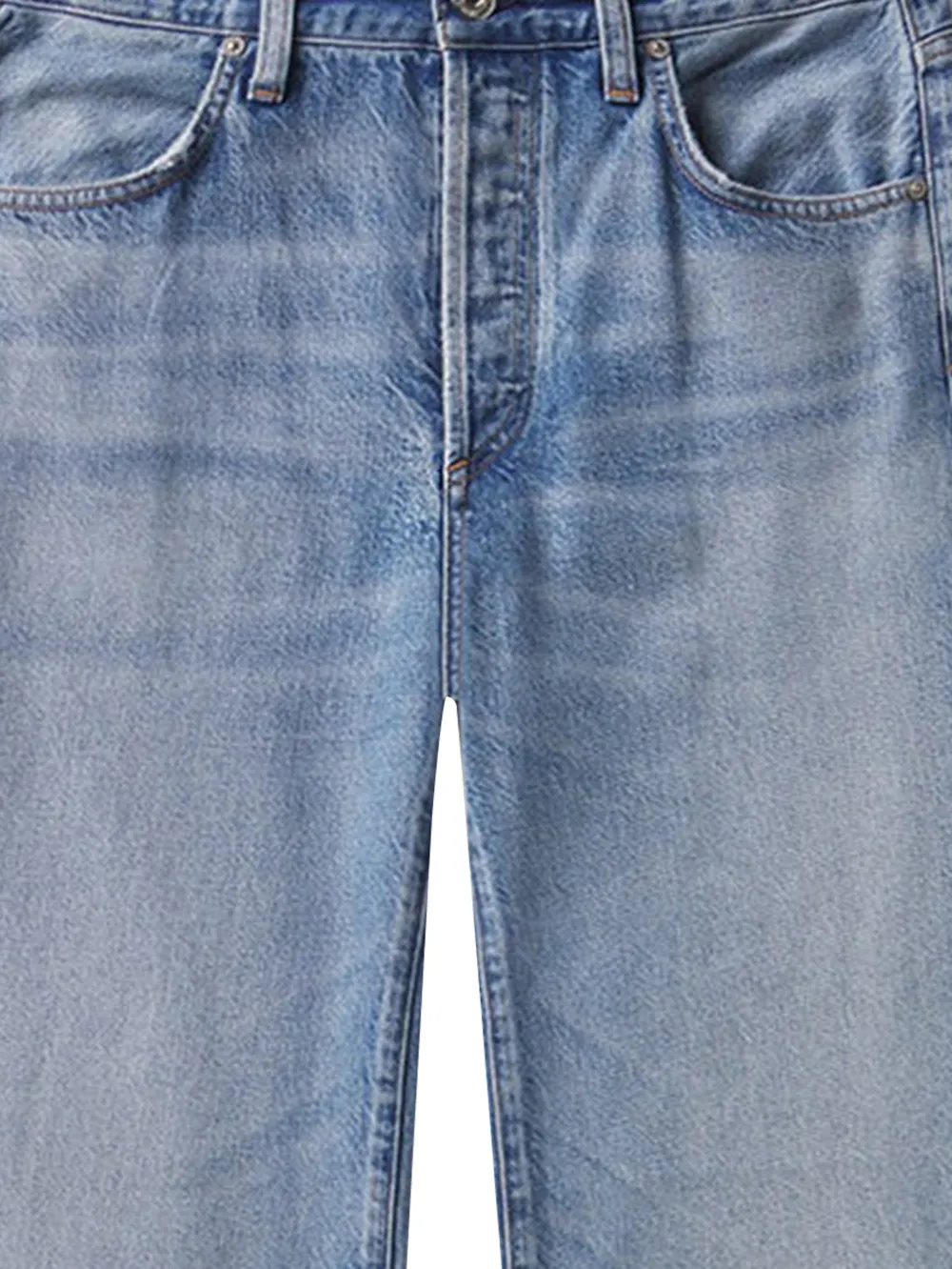 Citizens of Humanity Anina jeans met wijde pijpen en knopen Blauw