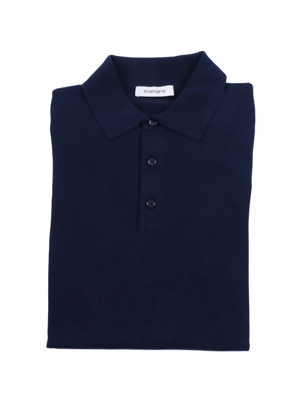 Kangra short-sleeve knit polo shirt - Blu