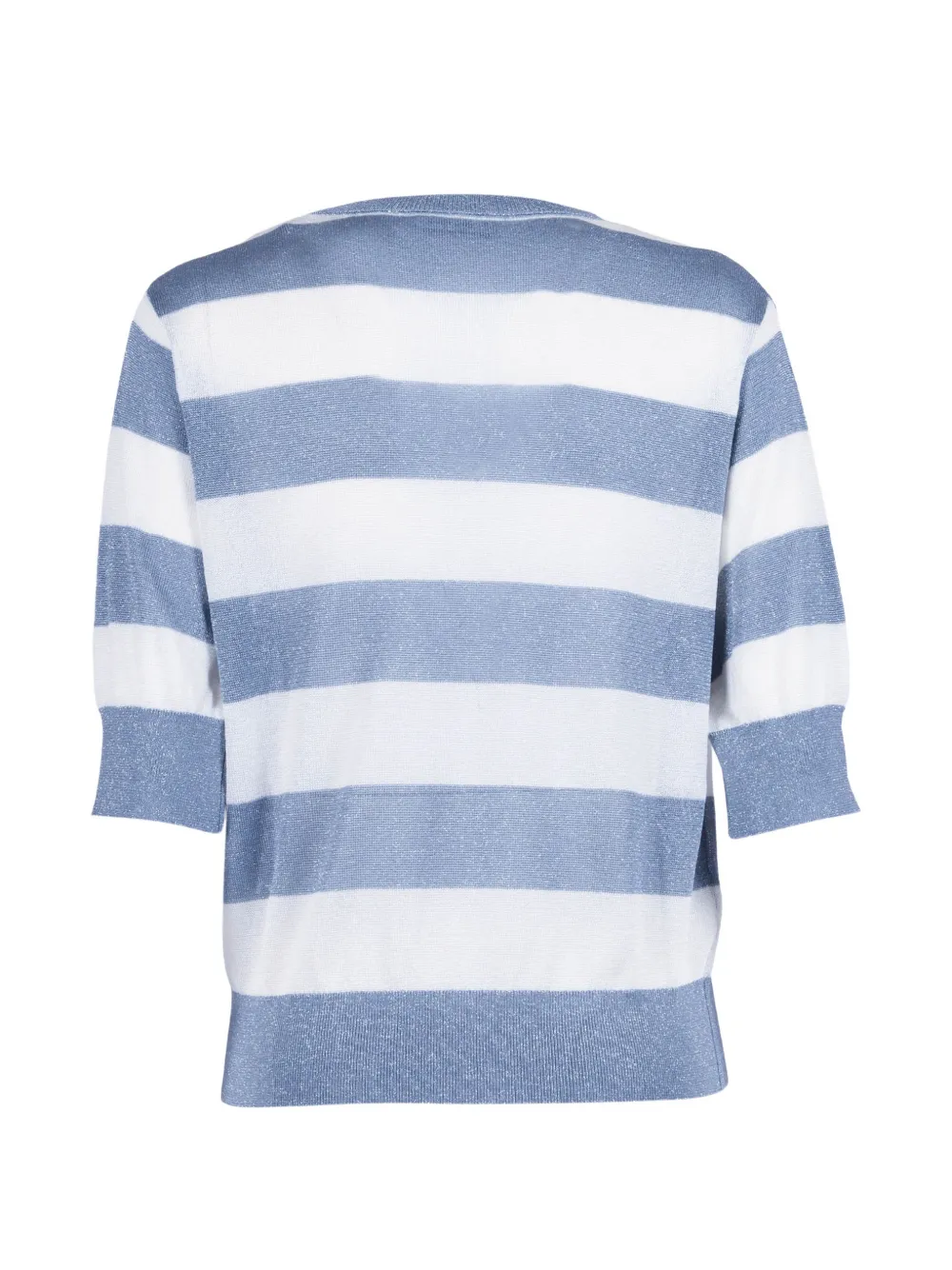 Kangra Pull En Maille Métallisée à Rayures - Bleu 
