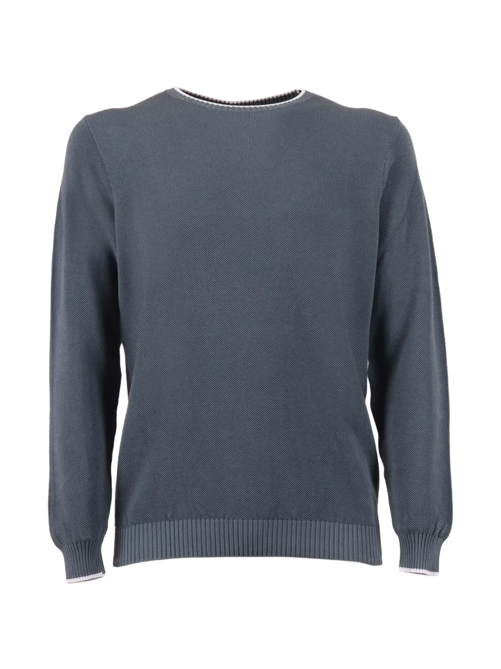 Fedeli crew-neck long-sleeve sweater - Blu