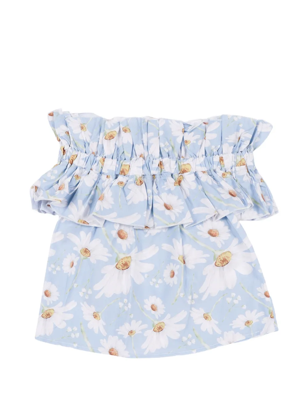 Magil Kids' Ruffled Floral Top In Multi