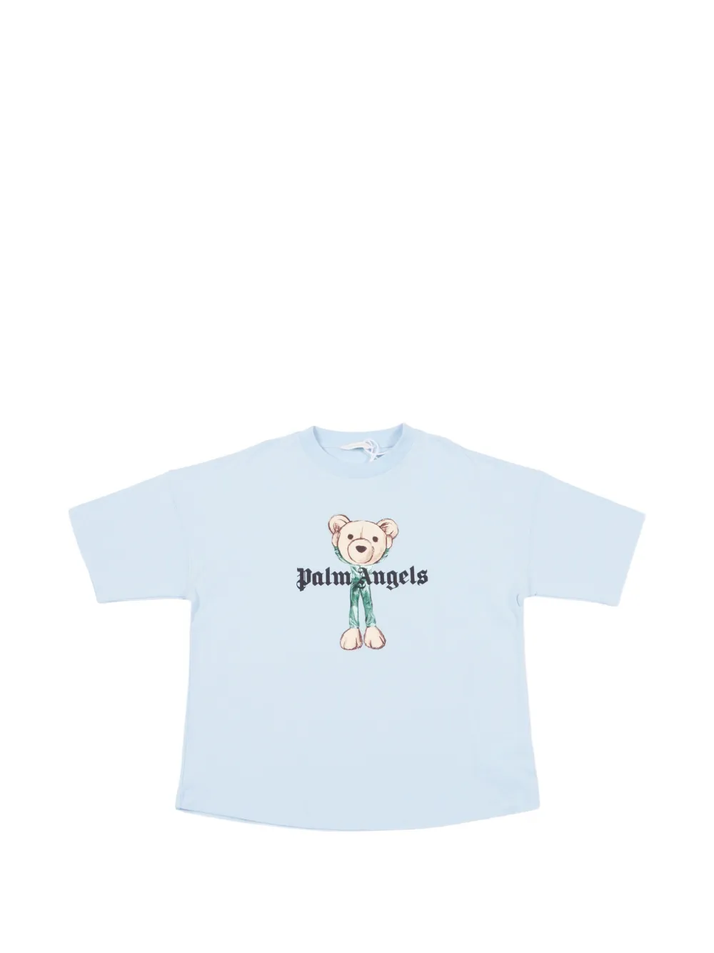 Palm Angels Kids bear-print T-shirt - Blu