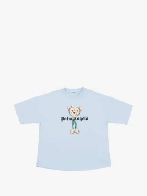 Palm Angels Kids bear-print T-shirt