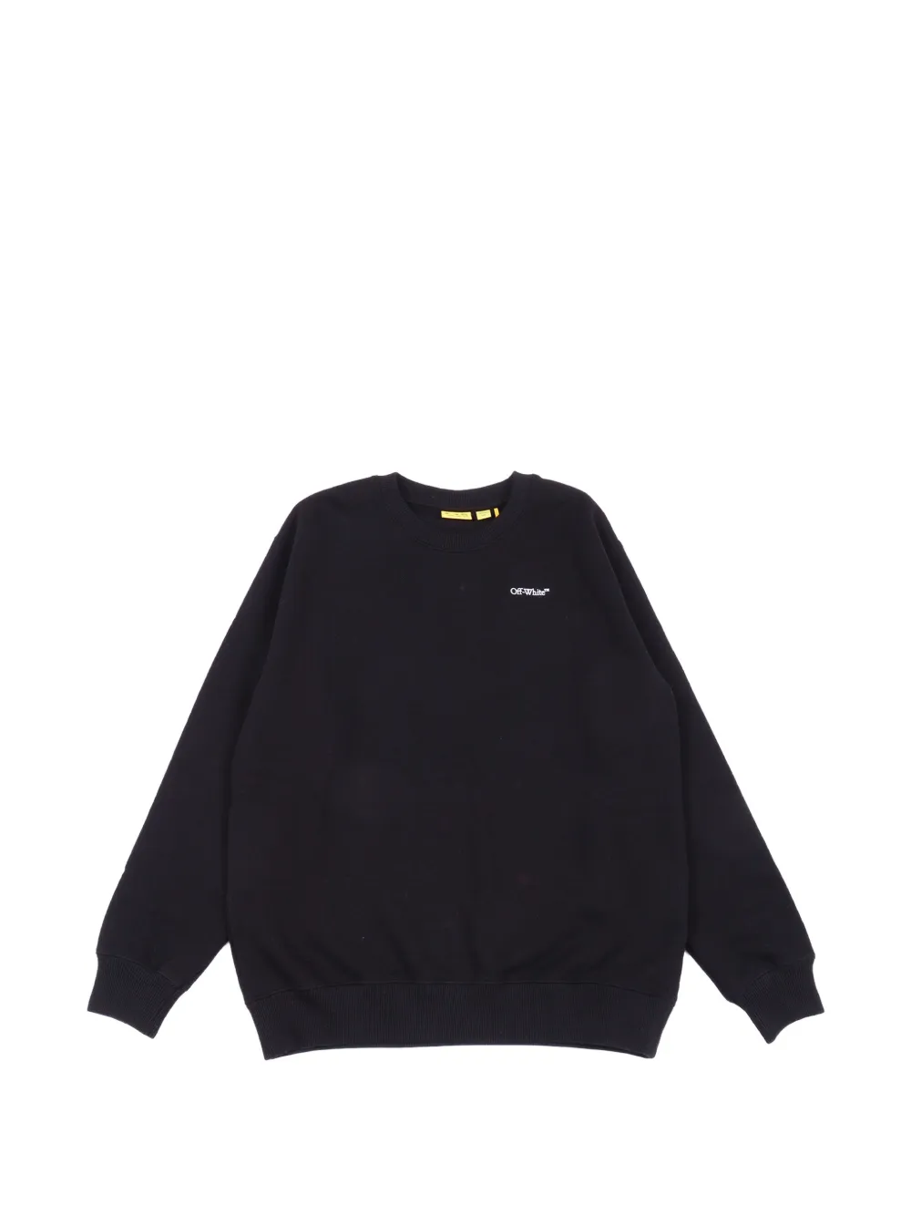 Off-White Kids scribble crew-neck sweatshirt - Nero