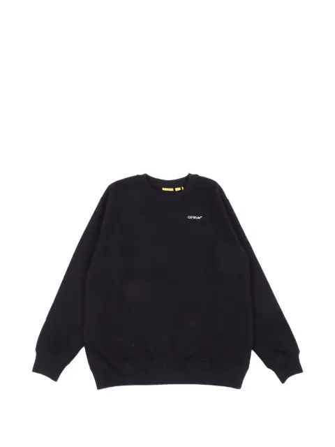 Off-White Kids sweatshirt med rund hals og kruseduller