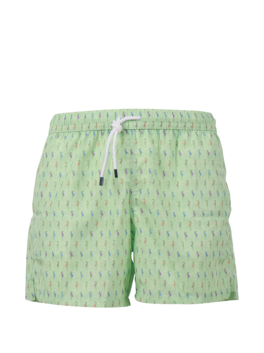 Fedeli seahorse print swim trousers - Verde