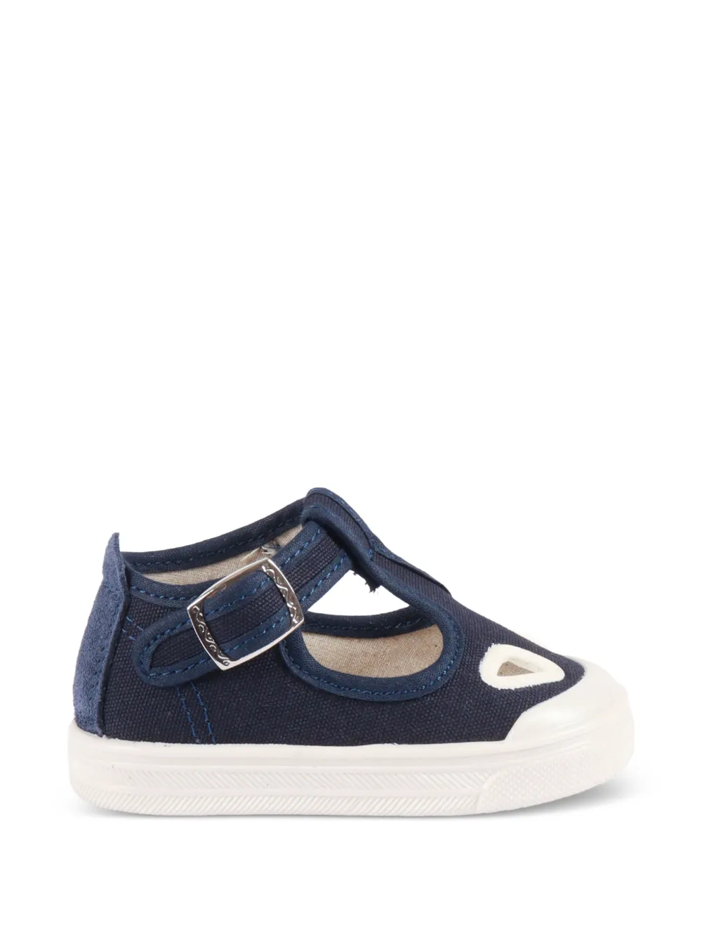 Il Gufo Sandalen met T-bandje en gesloten neus Blauw
