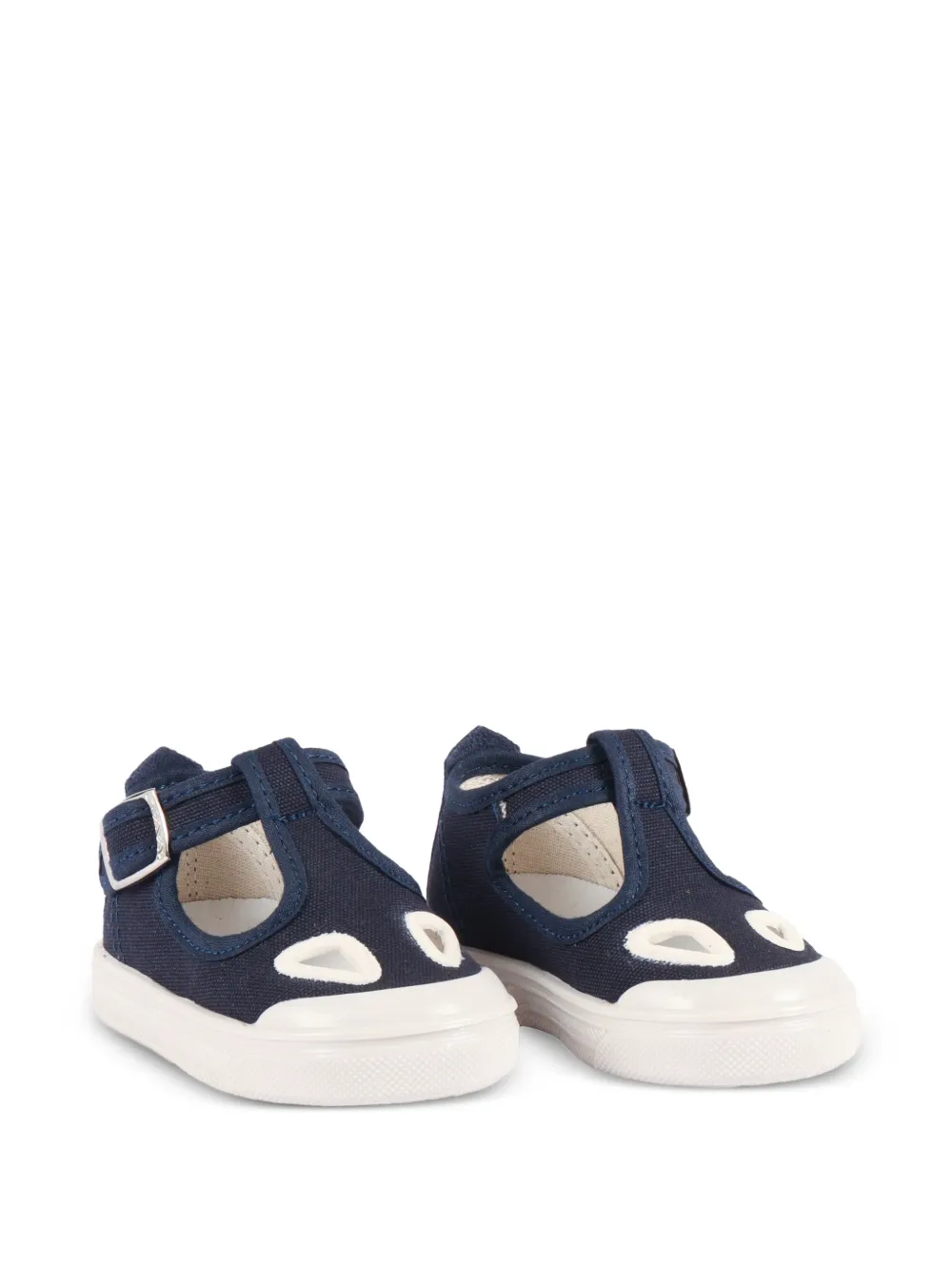 Il Gufo Sandalen met T-bandje en gesloten neus Blauw