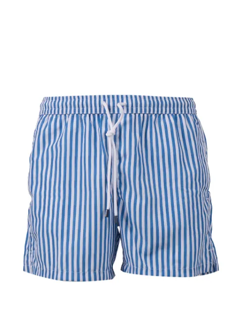 Fedeli striped-pattern swim shorts
