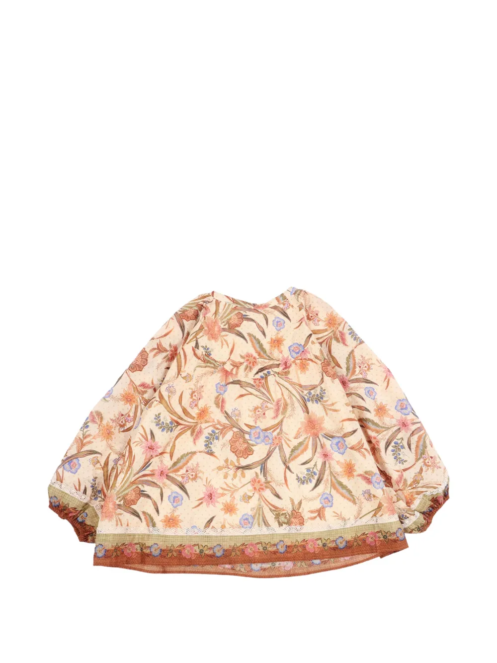 ZIMMERMANN Kids Indra floral-print top - Toni neutri