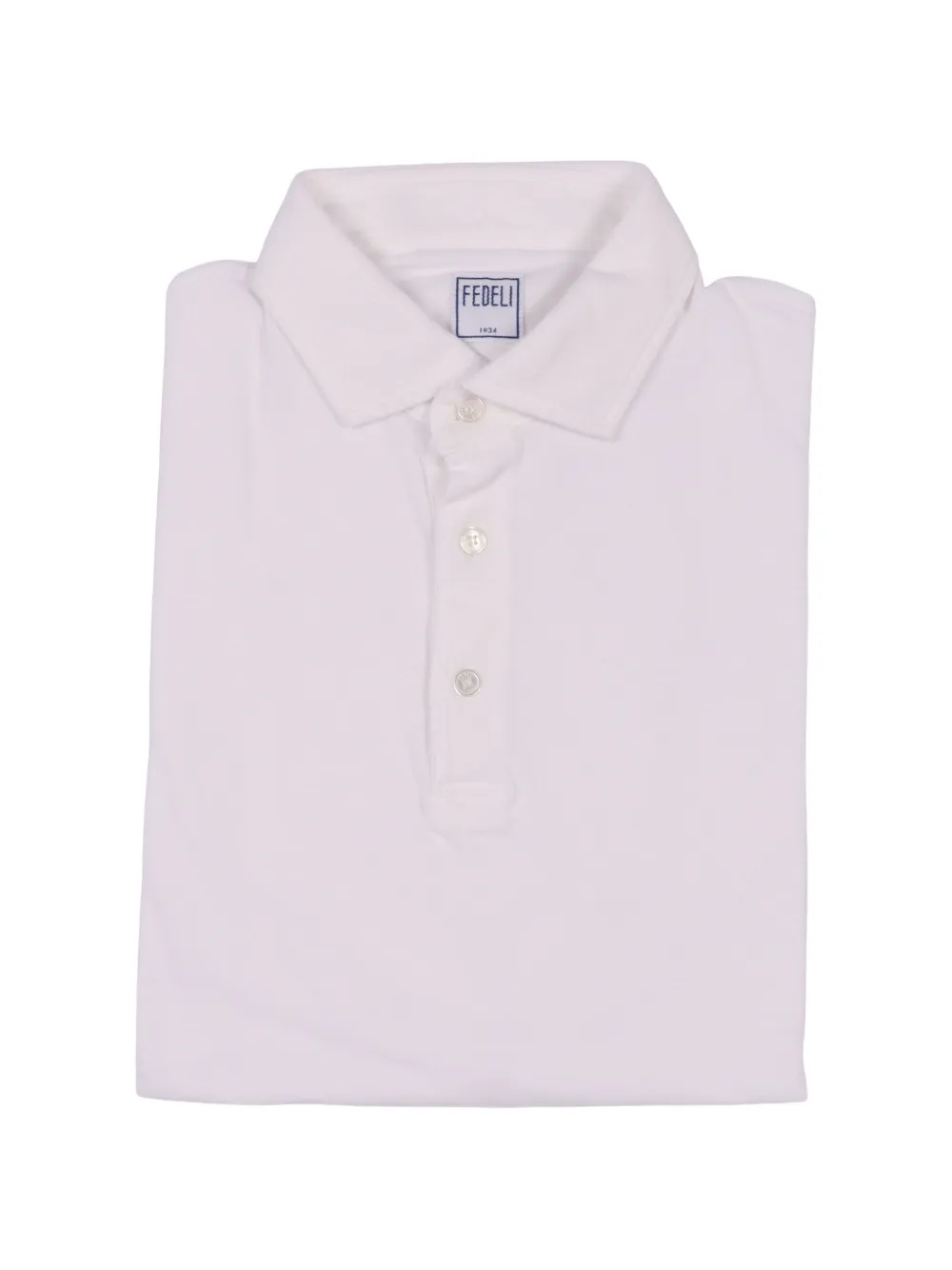 Fedeli knitted polo shirt - Weiß