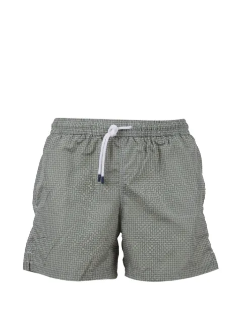 Fedeli logo-patch swim shorts