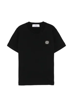 Comme Des Garçons Play Kids Chest Logo Patch T-shirt | Black