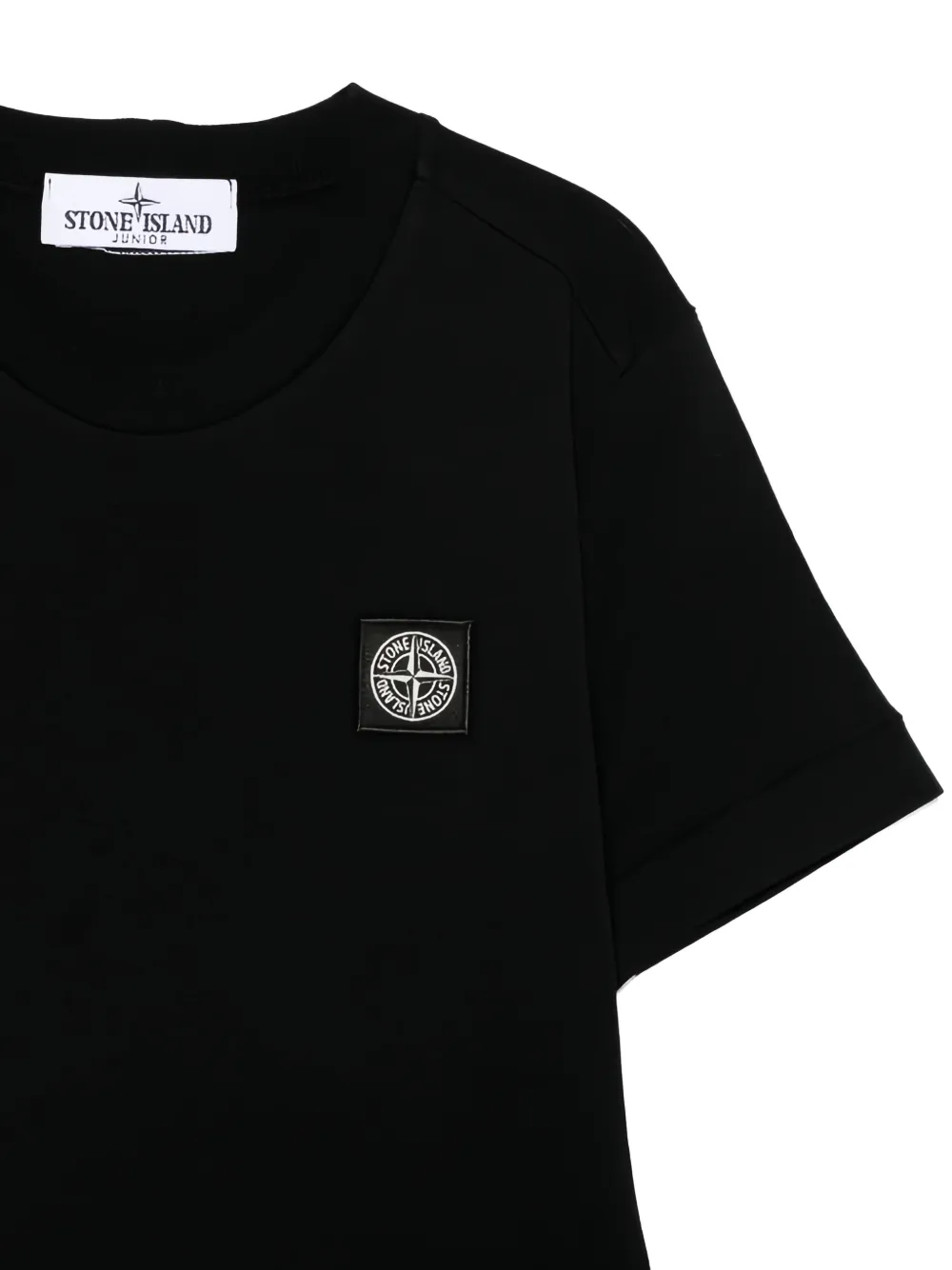  Stone Island Junior Patch T-shirt - Black 