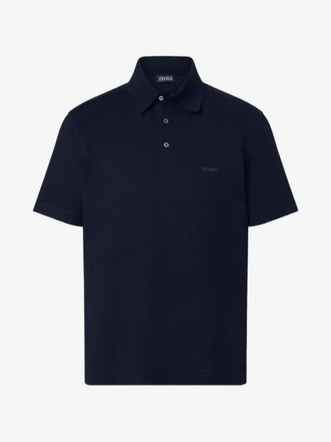 Zegna playera tipo polo con botones