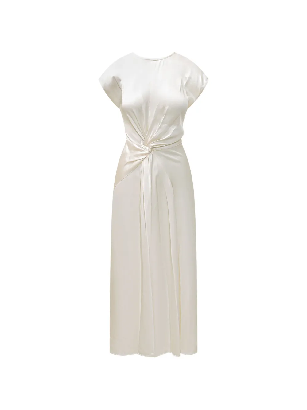 Victoria Beckham twist waist dress - Toni neutri