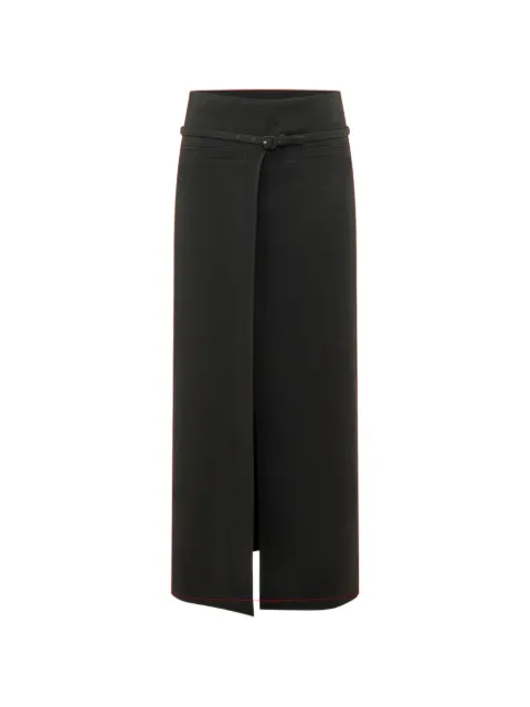Courrèges belted skirt