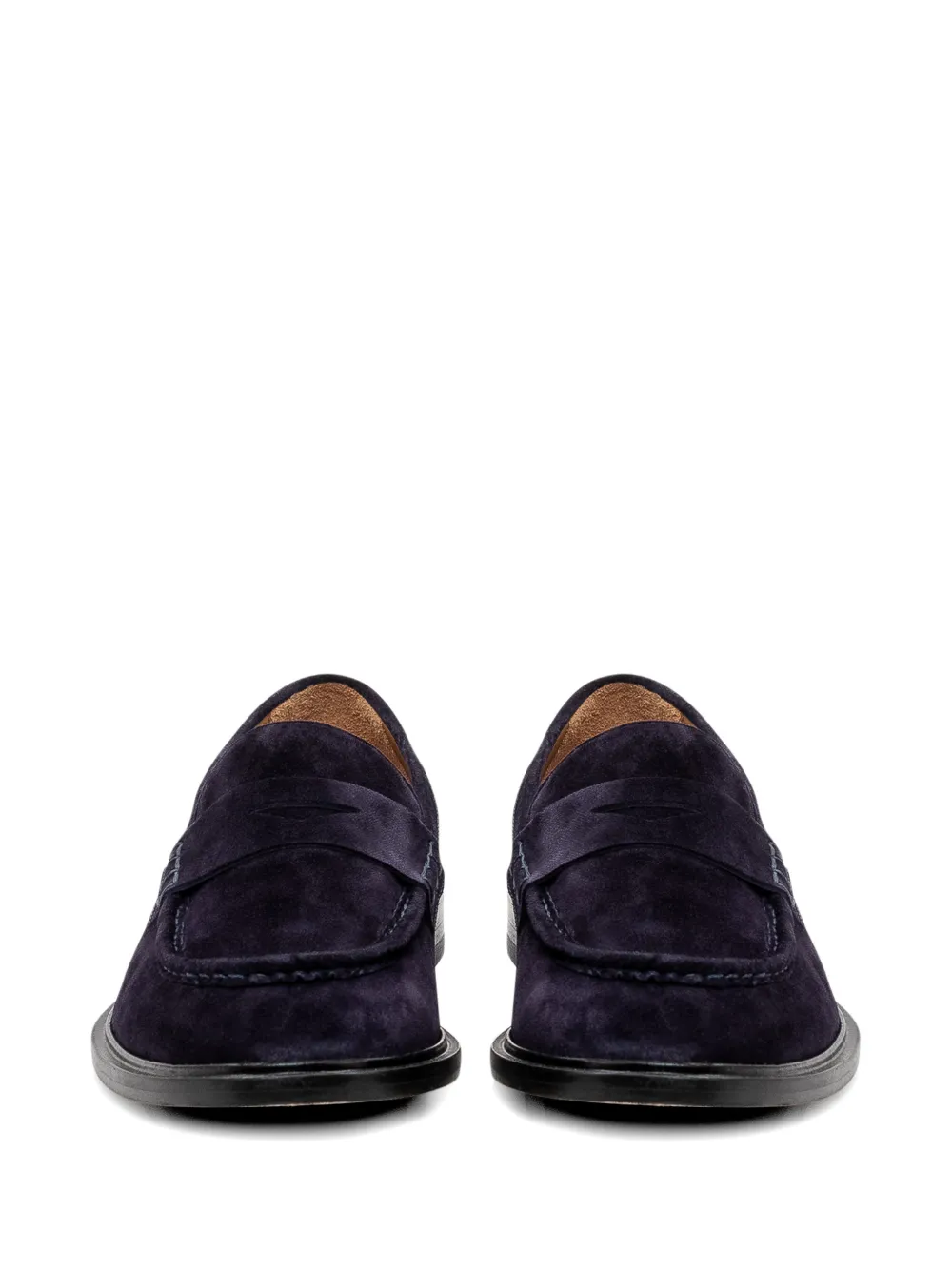 sturlini firenze Penny loafers met ronde neus Blauw