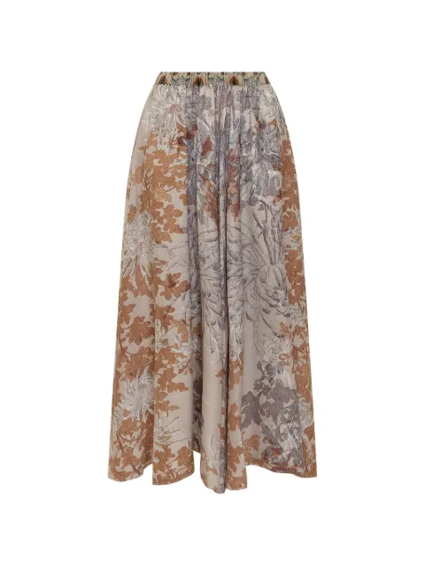 Pierre-Louis Mascia Tetris floral maxi skirt