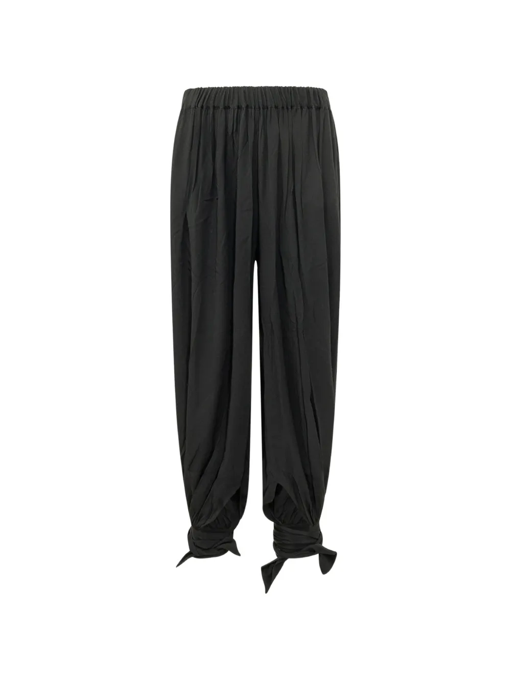 THE ANDAMANE Noor tied-cuff trousers - Schwarz