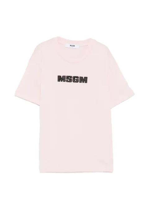 MSGM Kids logo T-shirt