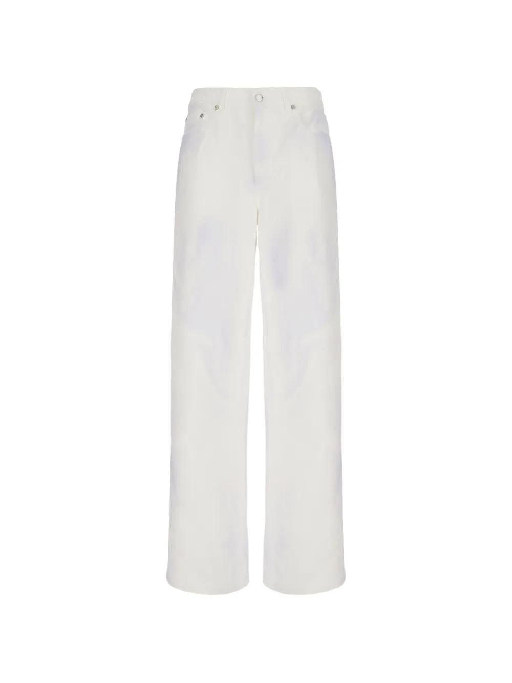 Stella McCartney sprayed denim jeans - Bianco