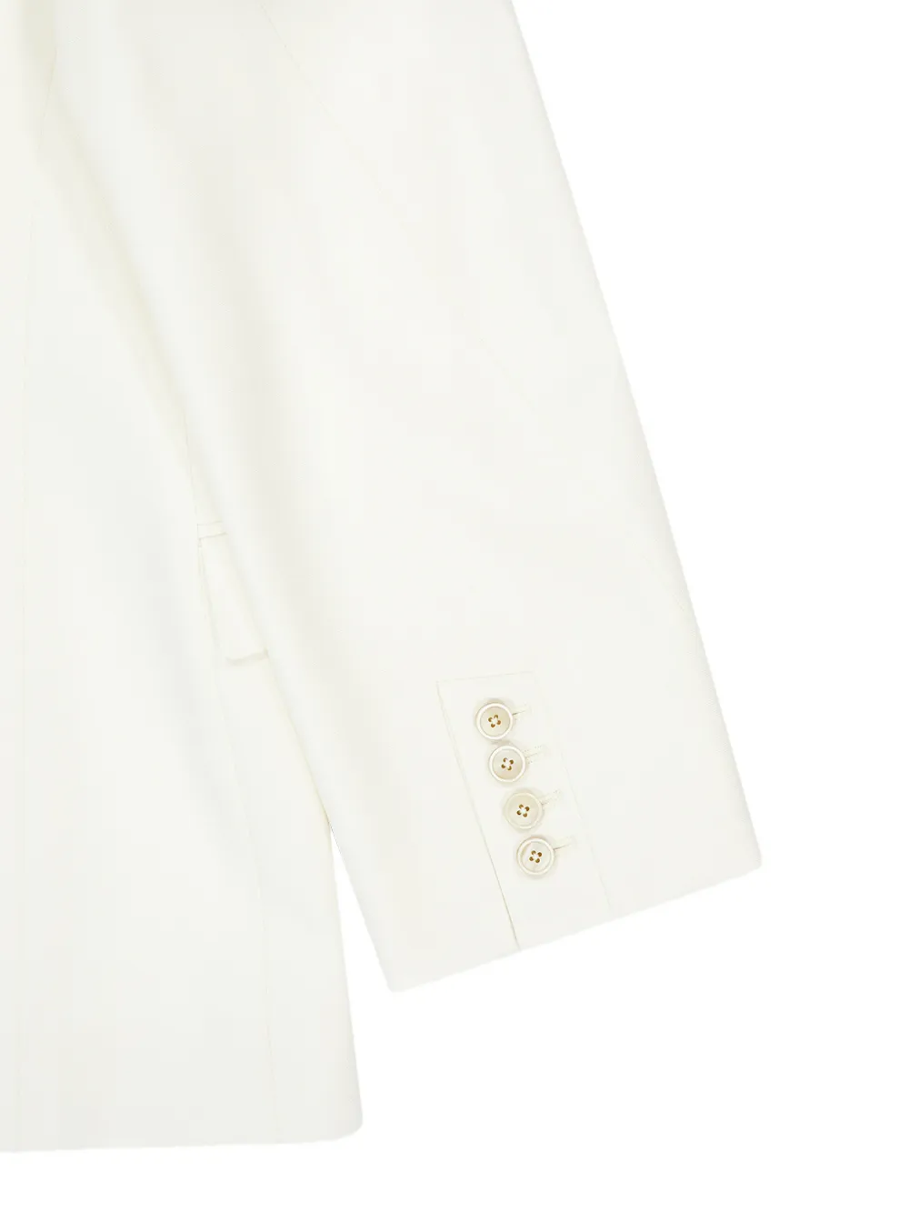 Givenchy Cocoon blazer met dubbele rij knopen Wit