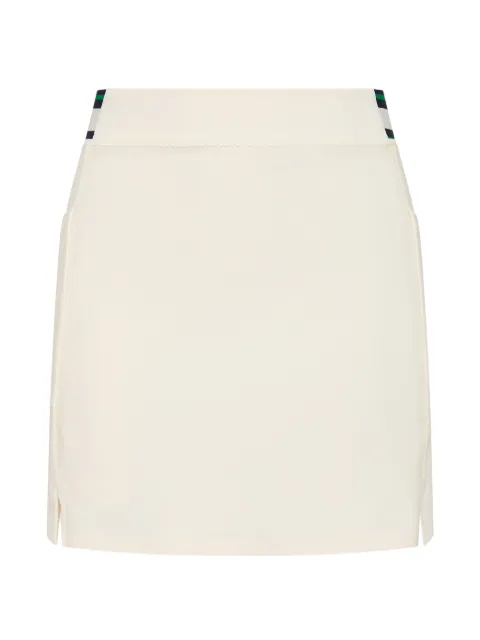 The Upside striped-detail mini skirt