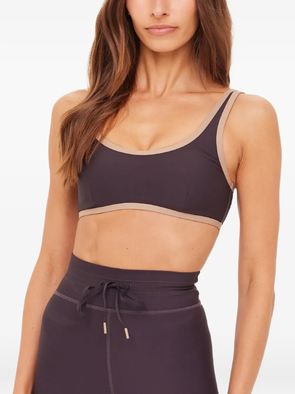 The Upside Kefi Brielle Sport-BH mit U-Ausschnitt - Grau