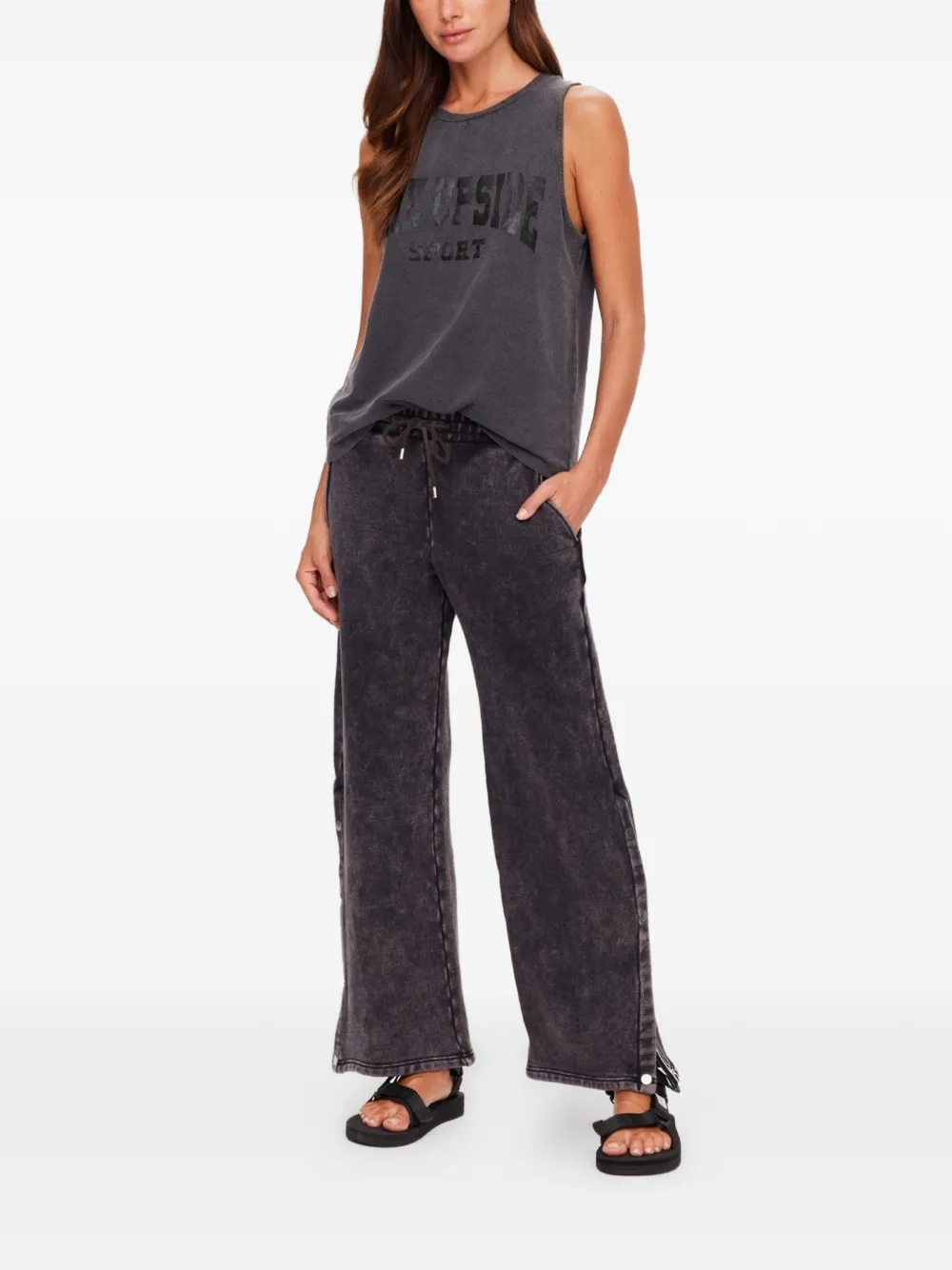 The Upside Cosmic broek met knopen Grijs