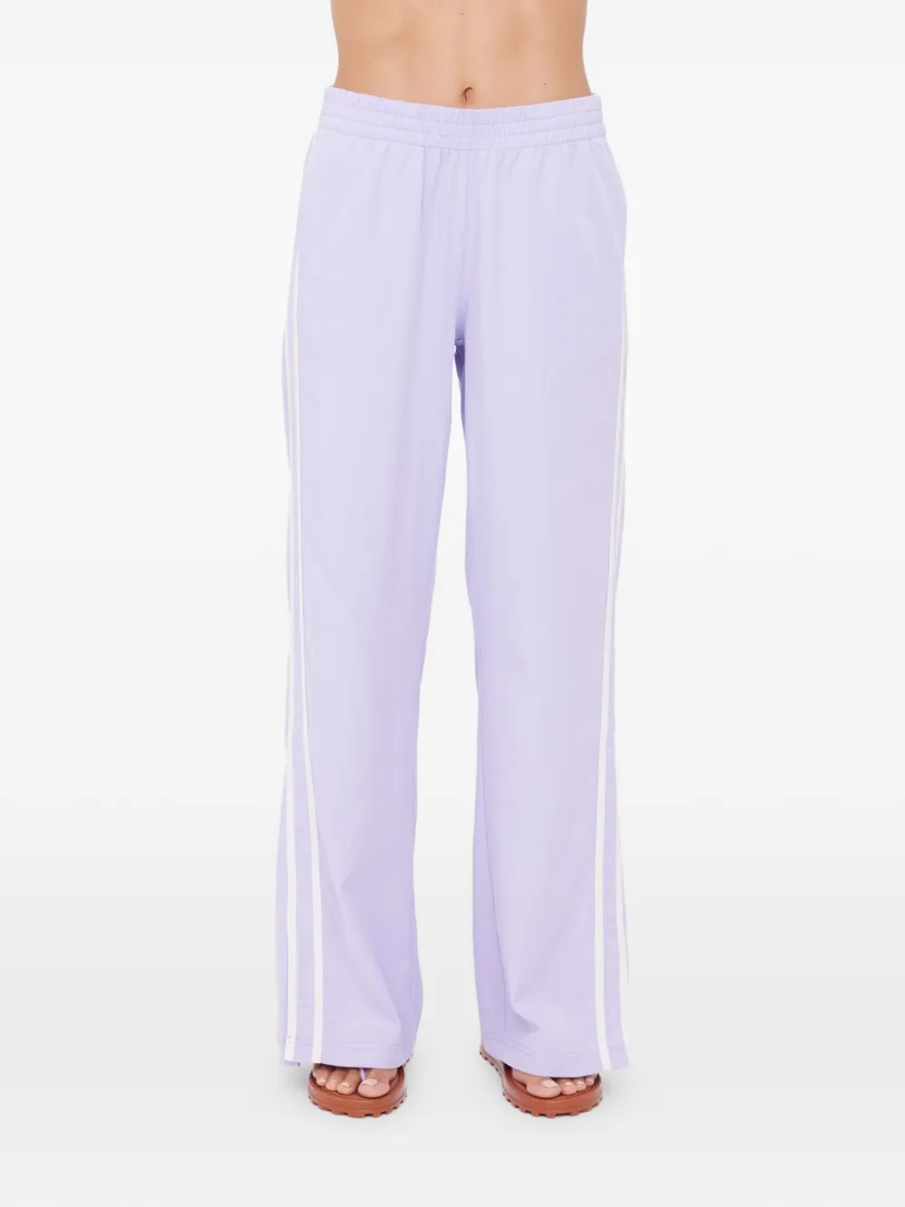 The Upside Juliet broek met zijstreep Paars