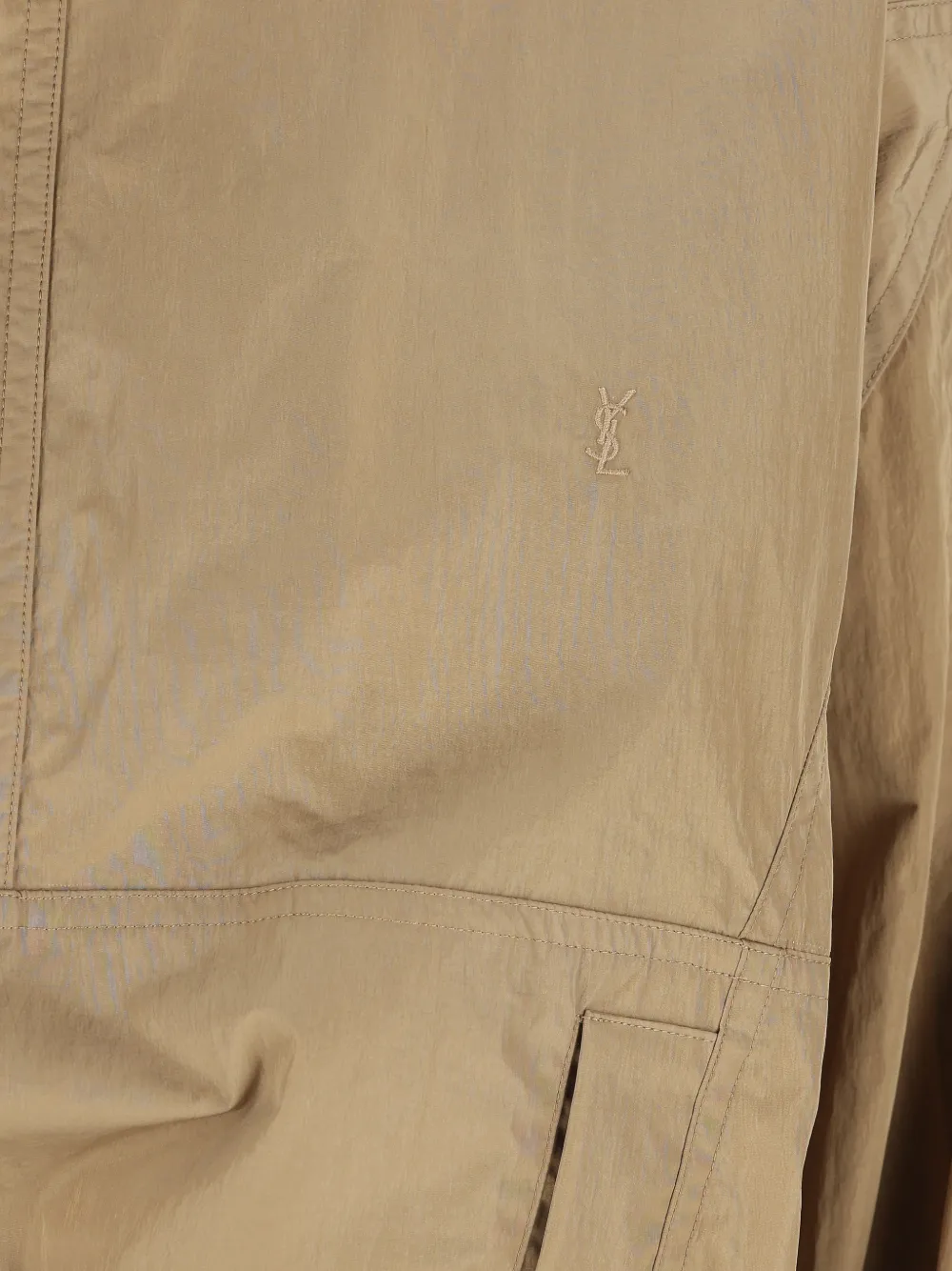  Saint Laurent Cassandre Button-fastening Jacket - Neutrals 