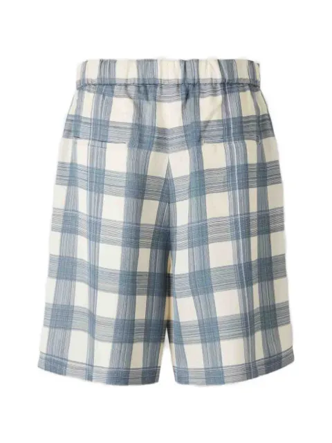 Jil Sander check-pattern shorts