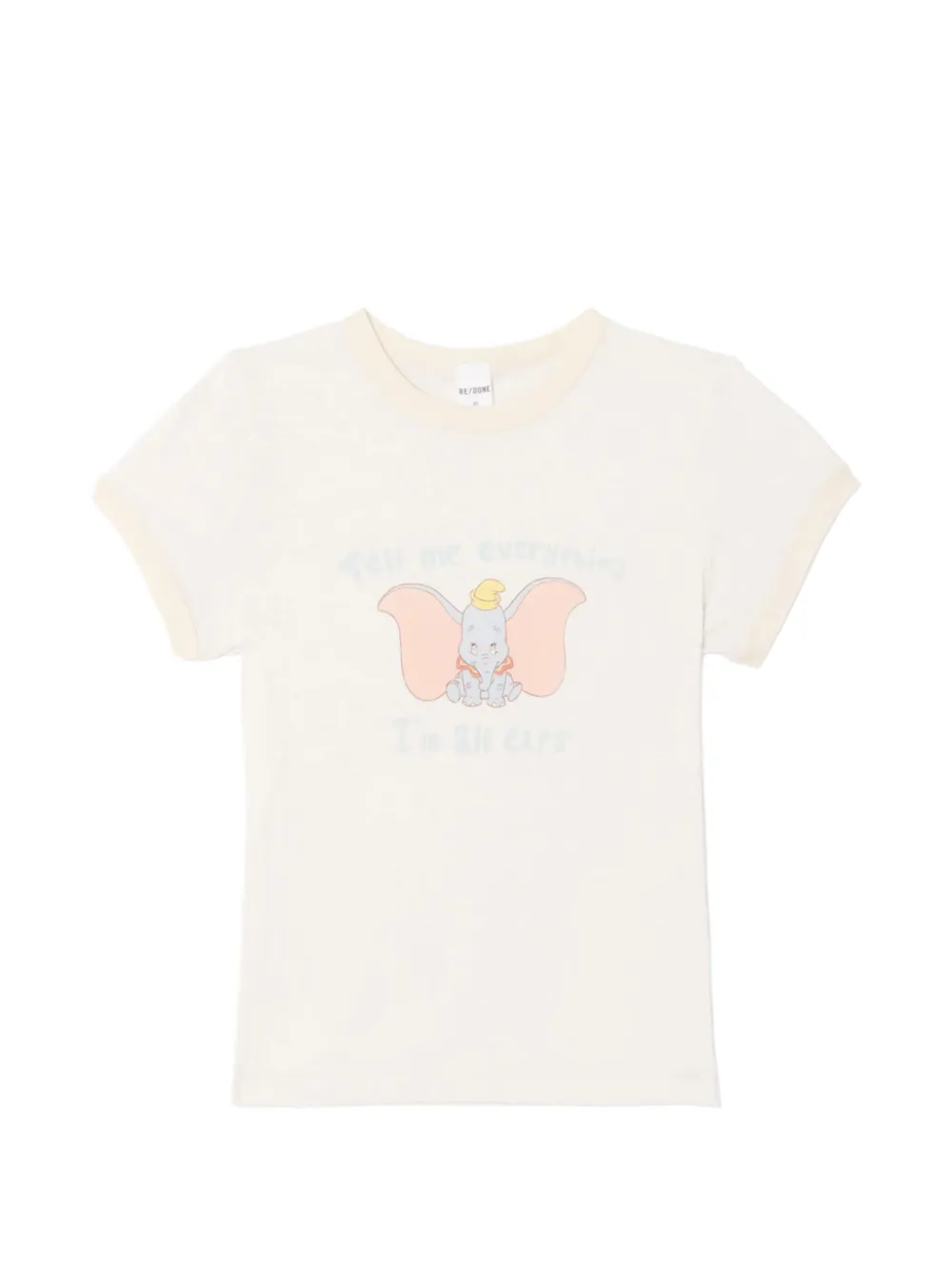 RE/DONE 60s graphic T-shirt - Toni neutri