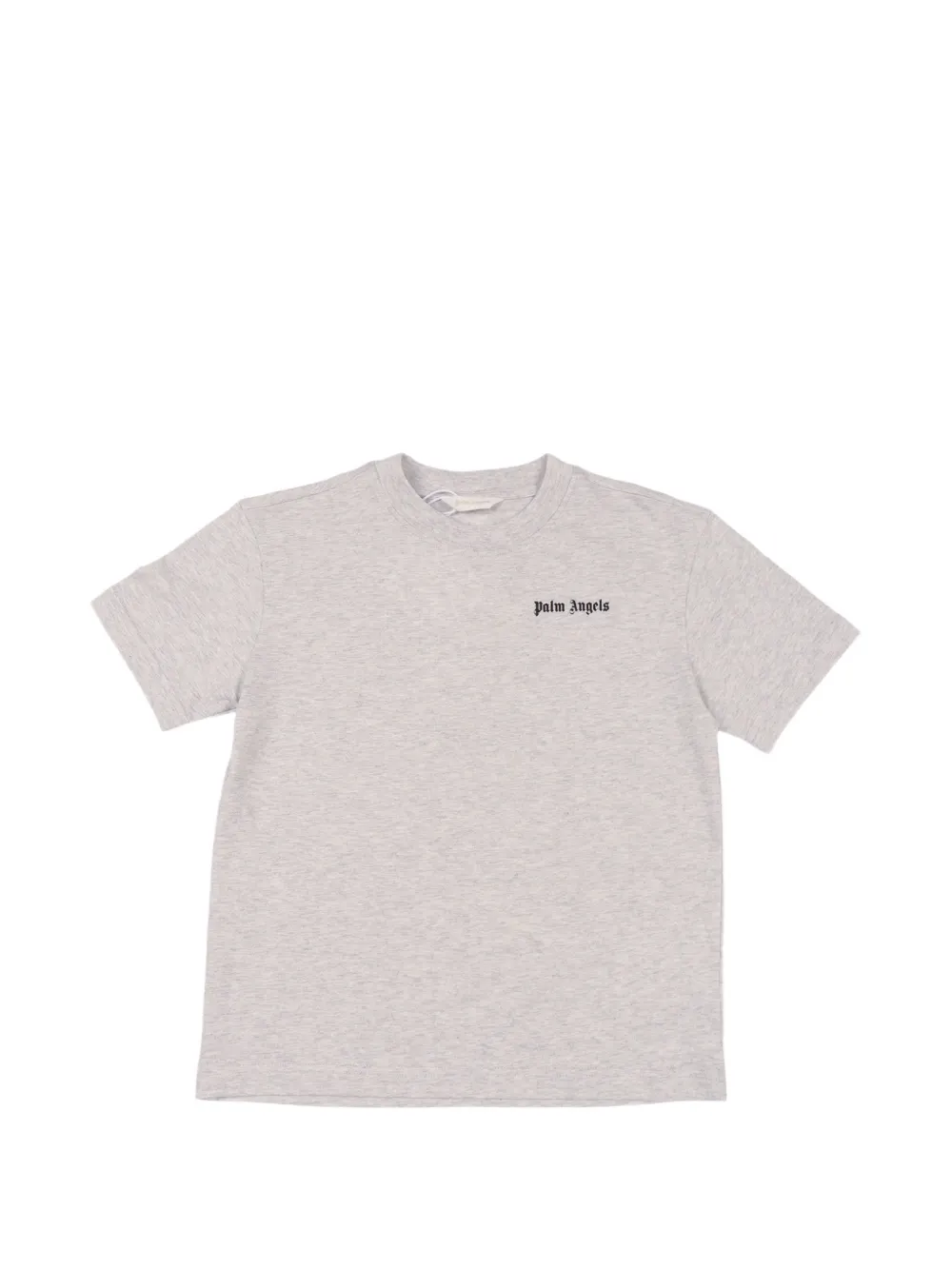 Palm Angels Kids logo-print T-shirt - Grigio