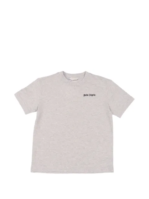 Palm Angels Kids playera con logo estampado