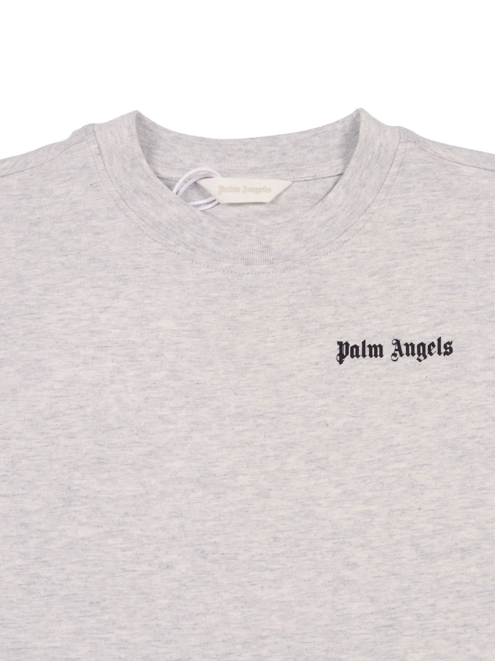 Palm Angels Kids T-shirt met logoprint Grijs