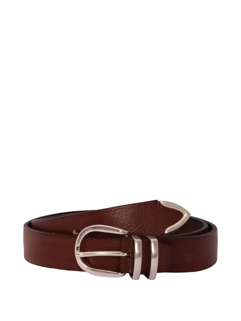 ALBERTO LUTI leather belt - Marrone