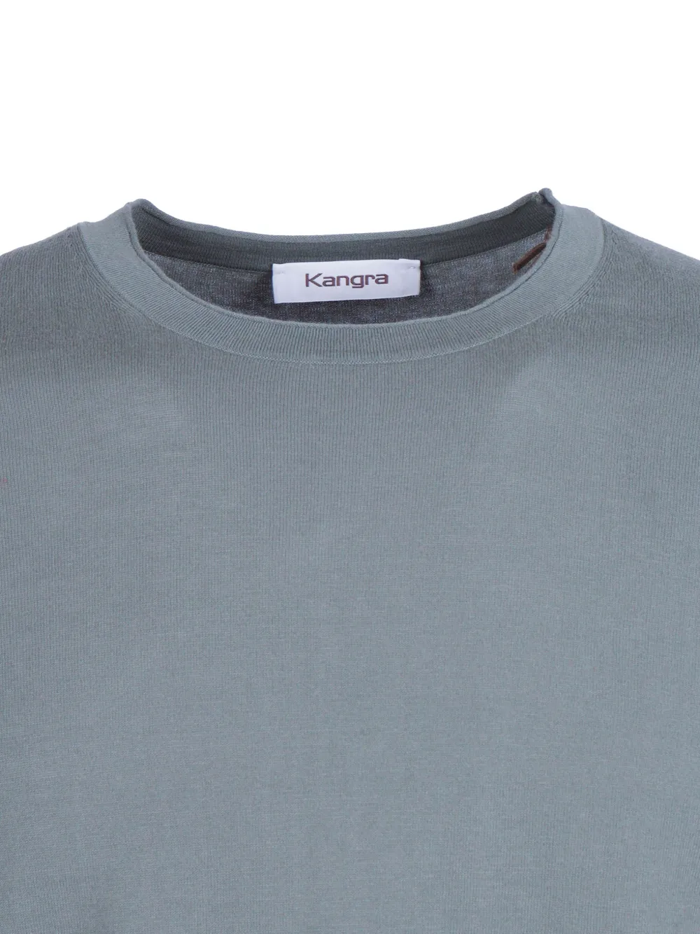 Kangra Fijngebreid T-shirt Grijs