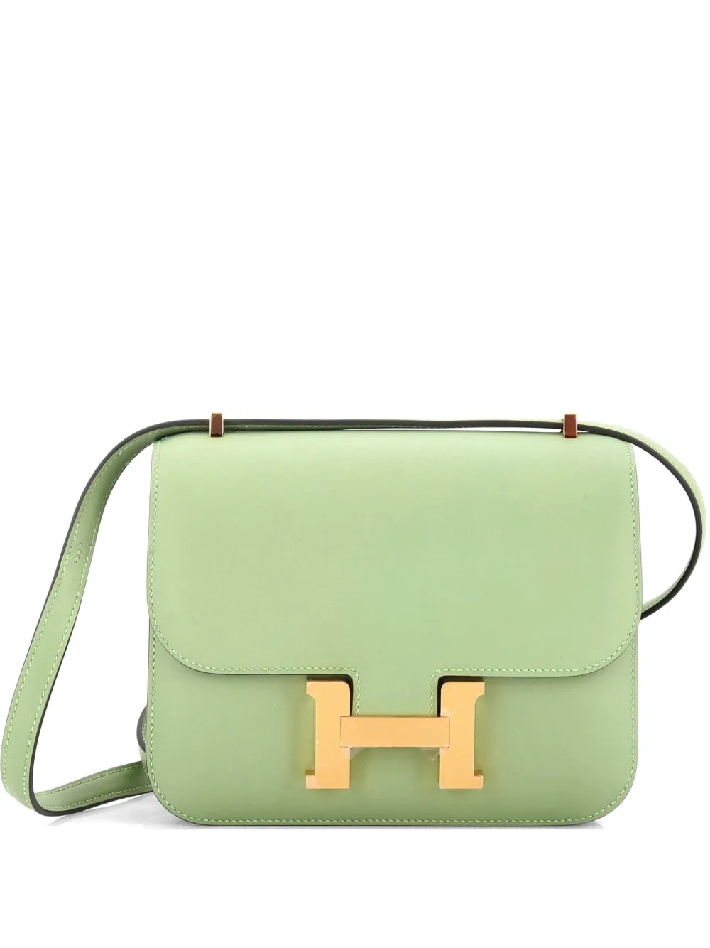 Hermès Pre-Owned Constance NM Bag Swift 18 shoulder bag - Verde