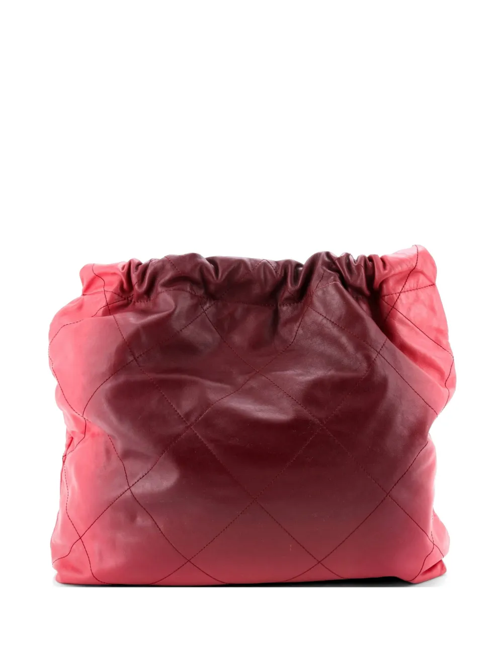 CHANEL Pre-Owned 22 Chain Quilted Ombre Leather Medium hobo bag - Rosa