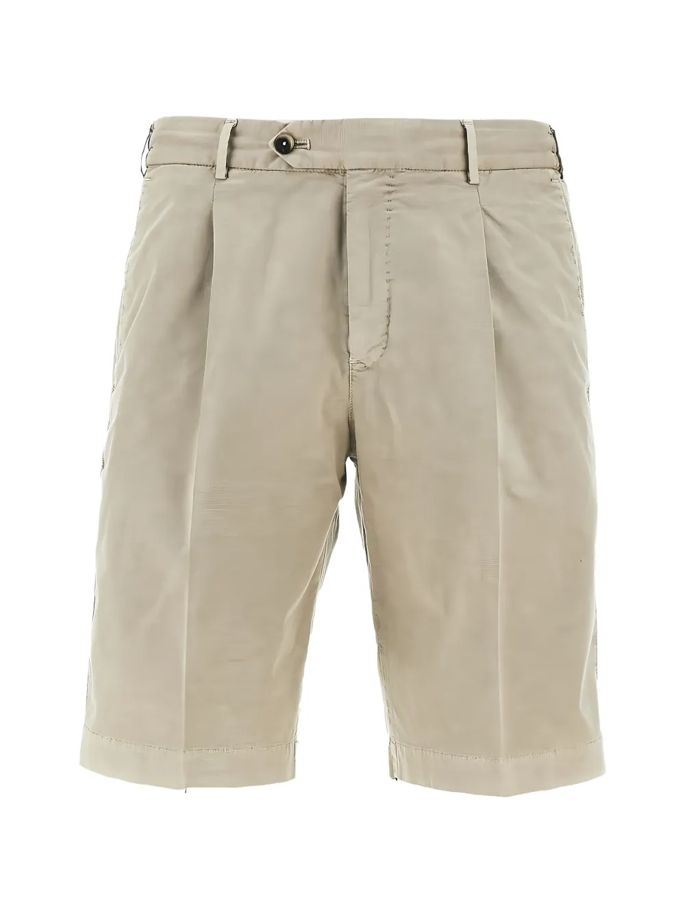 PT Torino pleated bermuda - Toni neutri