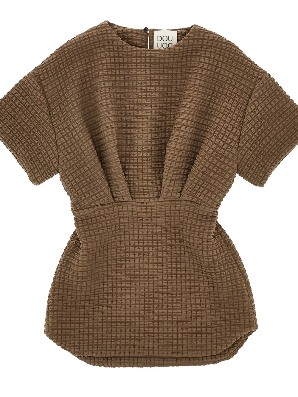  Doudou Et Compagnie Textured Dress - Brown 