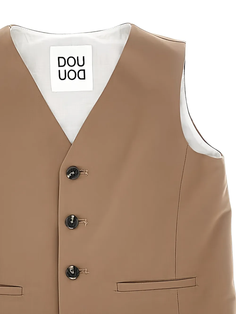  Doudou Et Compagnie Button Waistcoat - Neutrals 