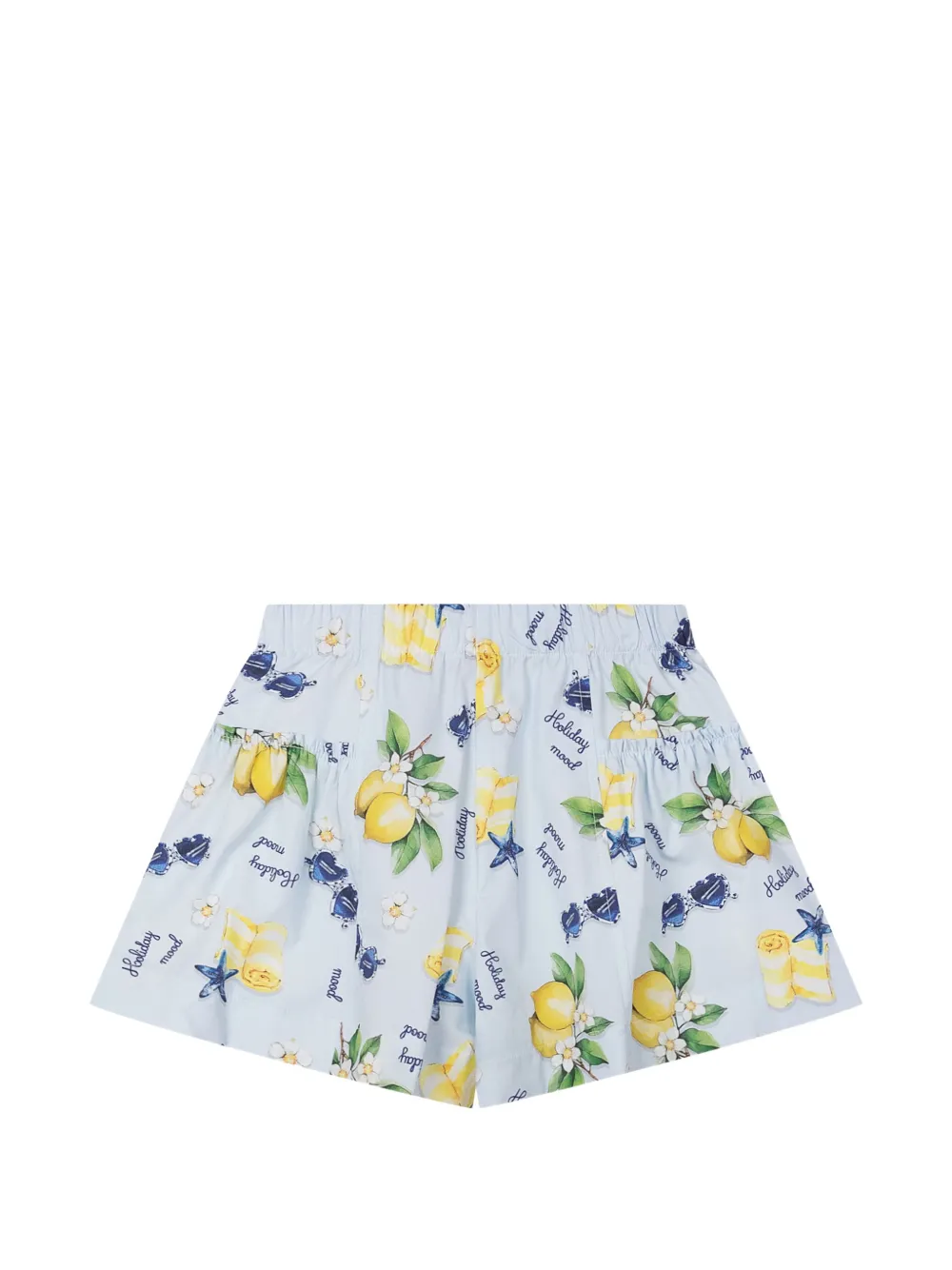 Monnalisa Shorts met ruches Blauw