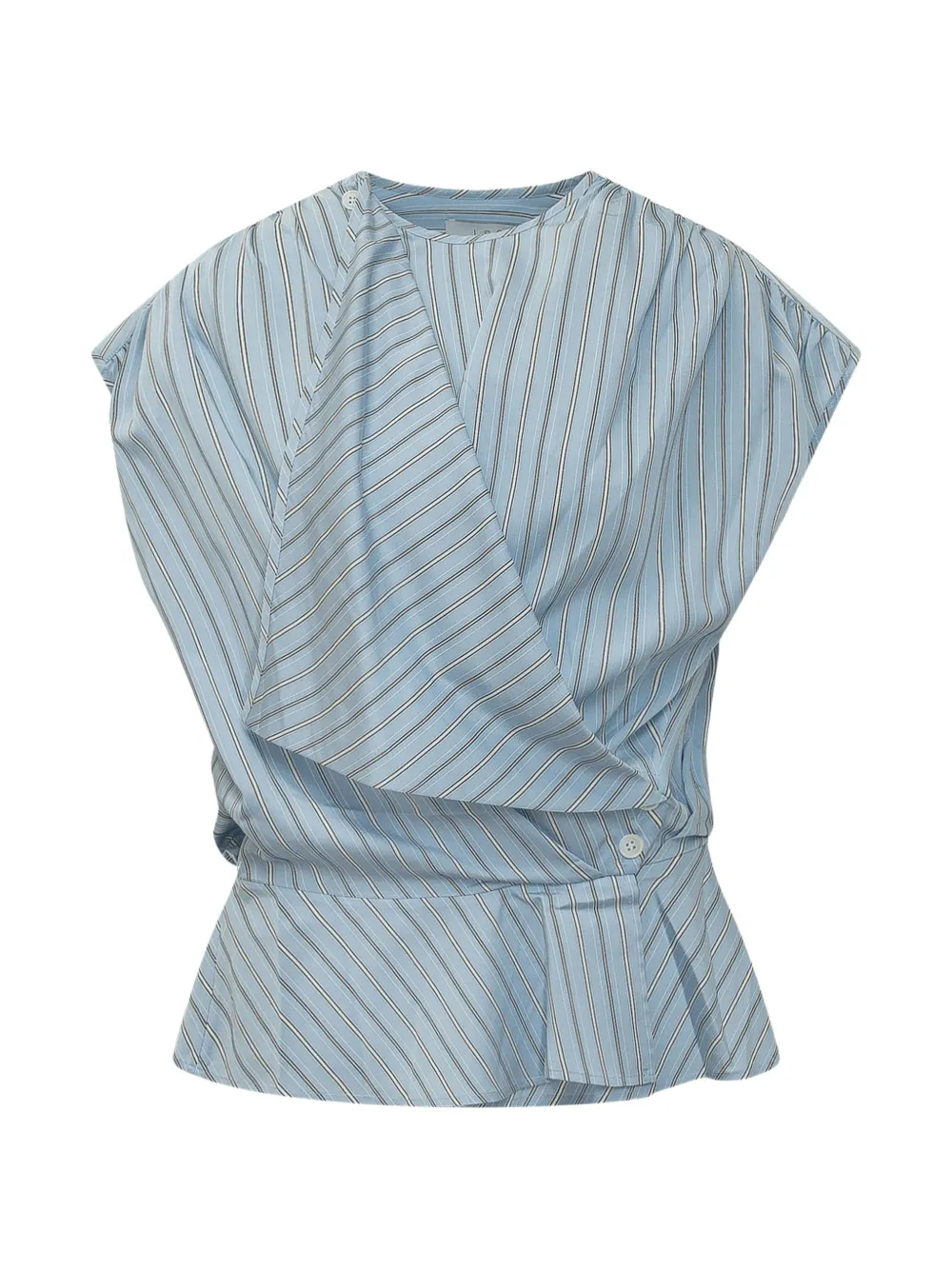 IRO striped button top - Blu