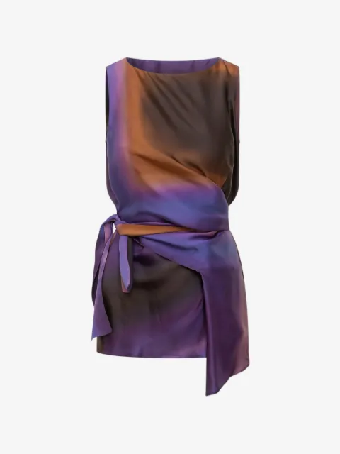 MOMONÌ haut à taille nouée