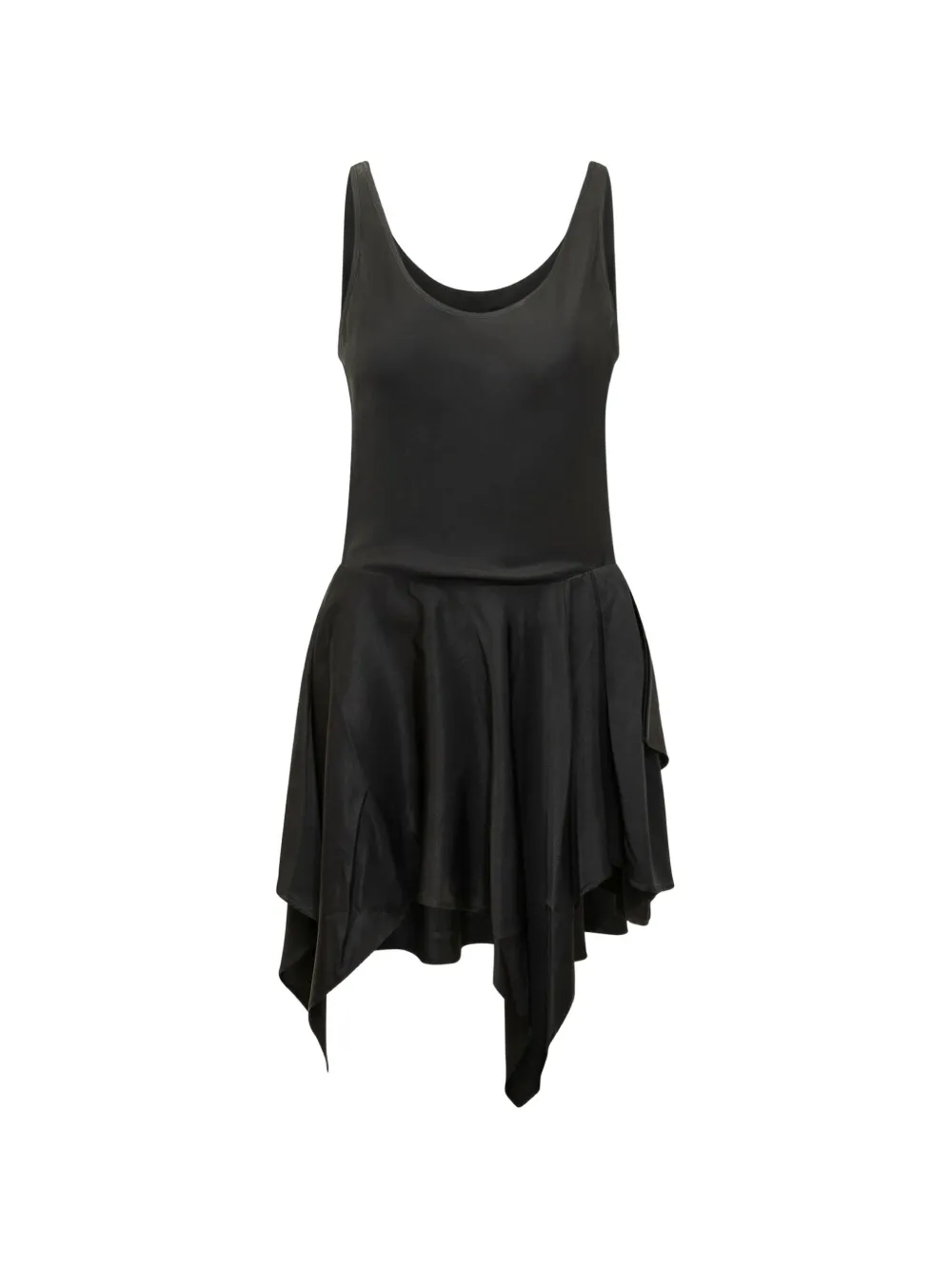 IRO Olyss ruffled asymmetric dress - Nero
