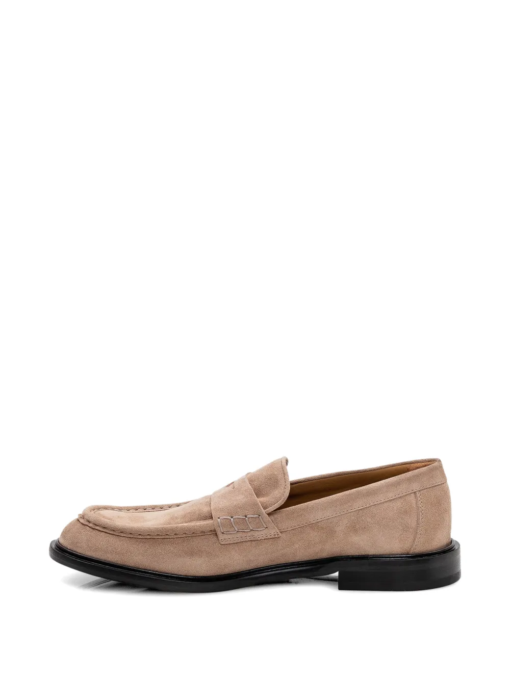 sturlini firenze Penny loafers met ronde neus Beige