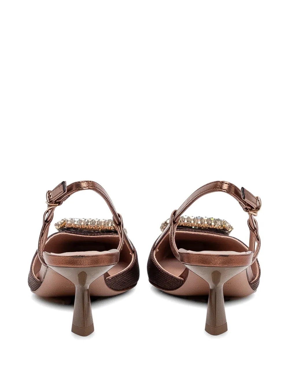 Roberto Festa Ingrid pumps met puntige neus Bruin